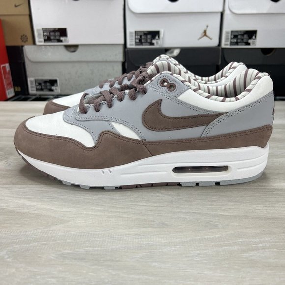 Size 10 - Nike Air Max 1 Shima Shima Summit White / Plum Eclipse FB8916 100 - Picture 6 of 12